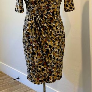 Connected Apparel size 10 petite in warm colors.